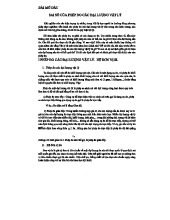 Bài Tập TNVL - Sai Số và Phép Đo Các Đại Lượng Vật Lý