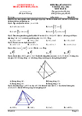 Đề giữa học kỳ 1 Toán 11 năm 2024 – 2025 trường THPT Thống Nhất A – Đồng Nai