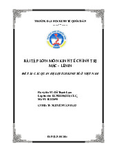 Quan hệ lợi ích kinh tế ở Việt Nam - Kinh tế Chính trị Mác-Lê Nin (KTCT01) | Đại học kinh tế quốc dân NEU