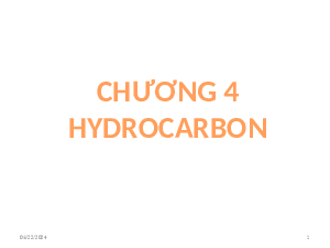Giáo án điện tử Hoá học 11 Bài 13 Chân trời sáng tạo: Hydrocarbon không no