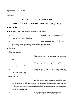 Giáo án Toán 7 sách Kết nối tri thức với cuộc sống Tập 2