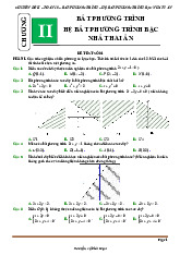 Đề kiểm tra theo bài học chủ đề BPT và hệ BPT bậc nhất hai ẩn