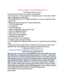 Giải Giáo dục công dân 6 Kết nối tri thức bài 3 Siêng năng, kiên trì