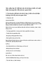 Viết bài văn trình bày ý kiến về một hiện tượng (vấn đề) mà em quan tâm lớp 6