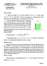 Đề chọn học sinh giỏi tỉnh Toán 10 năm 2024 – 2025 sở GD&ĐT Hà Nam
