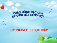 Giáo án điện tử Tiếng việt 1 Chân trời sáng tạo: Ôn tập