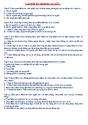 Câu hỏi trắc nghiệm Chương 1,2 số 2 Triết học Mác - Lênin | Trường Đại học Công nghệ, Đại học Quốc gia Hà Nội