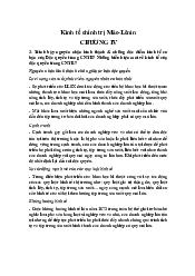 Tài liệu Chương 4 - Kinh tế chính trị Mác - Lênin | Trường Đại học Mở Thành phố Hồ Chí Minh