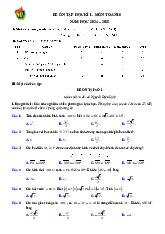 Đề ôn tập cuối học kì 1 Toán 10 năm 2024 – 2025 trường THPT Việt Đức – Hà Nội