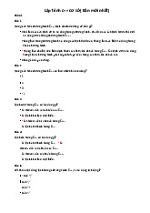 Đề ôn thi chính thức mới nhất môn Lập trình với C++ | Trường Đại học Kinh Doanh và Công Nghệ Hà Nội