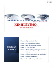 Silde bài giảng chương 1 môn kinh tế vĩ mô | trường Đại học Kinh tế Thành phố Hồ Chí Minh