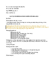 Bài tập môn Các phương pháp nghiên cứu khoa học   -  trường đại học Khoa học xã hội và nhân văn- Đại học Quốc Gia Thành phố Hồ Chí Minh