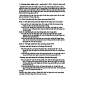 Nlkt1 - Phương pháp FIFO và Bình quân gia quyền trong kế toán