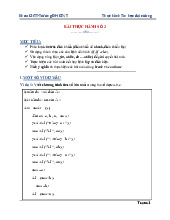 Tài liệu CNTT tổng hợp - Bài thực hành số 2