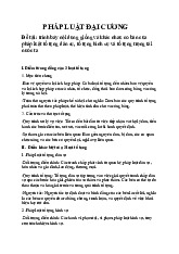 Trình bày nội dung giống và khác nhau cơ bản của pháp luật tố tụng dân sự, tố tụng hình sự và tố tụng trọng tài nước ta môn Pháp luật đại cương | Trường đại học kinh doanh và công nghệ Hà Nội
