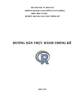 Hướng dẫn thực hành thống kê | Trường Đại học Giao thông Vận Tải