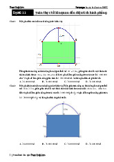 Ứng dụng tích phân vào bài toán thực tế