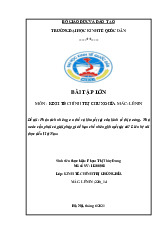 Tiểu luận môn Kinh tế chính trị Mac Lênin  - trường đại học kinh tế Quốc dân.