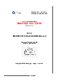 Đề tài: tìm hiểu về dịch độc lập - Tài liệu tham khảo | Đại học Hoa Sen