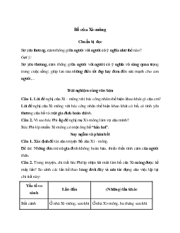 Soạn bài Bố của Xi-mông - Chân trời sáng tạo