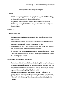 Phân tích hình tượng con Sông Đà (4 Dàn ý + 21 Mẫu) | Văn mẫu lớp 12