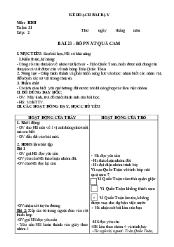Giáo án buổi chiều môn Tiếng Việt 2 sách Kết nối tri thức với cuộc sống (Cả năm) | Tuần 31