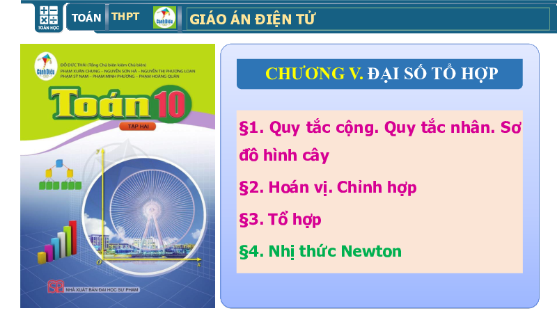 Chương 5: Bài tập cuối chương V | Giáo án điện tử môn Toán 10 | Cánh diều