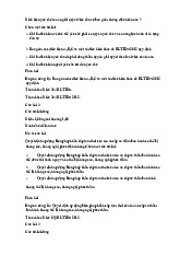 Điều kiện và quy định trong tố tụng dân sự 2015 môn Luật dân sự  | Trường đại học Mở Hà Nội