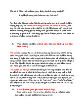 Chủ đề 6: Phân tích nội dung quy luật phủ định của phủ định?   Ý nghĩa phương pháp luận của quy luật này? môn Triết học Mác - Lênin | Trường đại học Mở Hà Nội