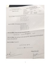 Đề thi hết  môn Toán cao cấp năm học 2025-2026  - trường đại học Khoa học xã hội và nhân văn – Đại học quốc gia Thành phố hồ chí minh