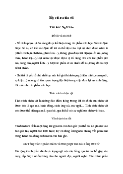 Soạn bài Bầy chim chìa vôi - Kết nối tri thức 7