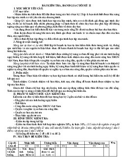 Đề thi học kì 2 môn Giáo dục công dân 6 Cánh Diều 2024 - Đề 3-4