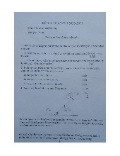Đề thi Cơ cấu truyền động kỳ 1 năm học 2020-2021 | Trường Đại học Công nghệ, Đại học Quốc gia Hà Nội