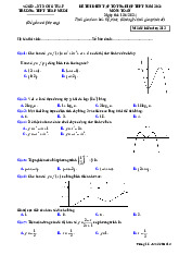 Đề diễn tập tốt nghiệp THPT 2024 môn Toán trường THPT Tháp Mười – Đồng Tháp