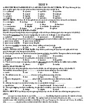 Bài kiểm tra tiếng anh - Tiếng anh B2 ôn tập | Đại học Nội Vụ Hà Nội