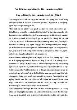 Văn mẫu lớp 6: Cảm nghĩ về truyện Bức tranh của em gái tôi | Kết nối tri thức