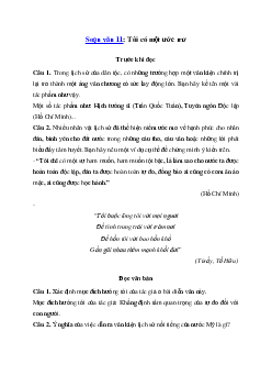 Soạn bài Tôi có một ước mơ Kết nối tri thức