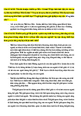 Câu hỏi và nội dung chủ đề 1-10 môn Triết học Mác - Lênin | Trường đại học Mở Hà Nội