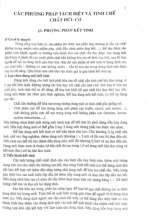Tài liệu thực hành HHC 2024: Kỹ Thuật Tách Biệt và Tinh Chế Chất Hữu Cơ môn Đại cương Hoá hữu cơ | Trường Đại học Sư phạm Thành phố Hồ Chí Minh