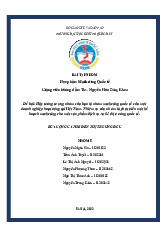 Đưa Cộng cà phê đến thị trường Đức | Môn Marketing quốc tế - Đại học Kinh Tế Quốc Dân