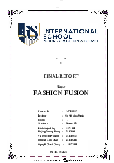 Báo cáo cuối kì - Văn hoá doanh nghiệp và đạo đức kinh doanh | Trường Đại học Kinh tế, Đại học Quốc gia Hà Nội