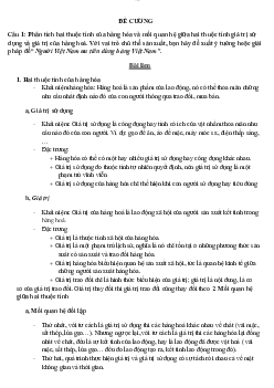 Đề cương Kinh tế chính trị Mac-Lenin | Trường Cao đẳng Kinh tế Công nghiệp Hà Nội