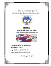 Hội nhập kinh tế quốc tế - Kinh tế Chính trị Mác-Lê Nin (KTCT01) | Đại học kinh tế quốc dân NEU