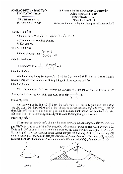Đề tuyển sinh vào 10 chuyên môn Toán cơ sở năm 2018 – 2019 sở GD&ĐT Đồng Tháp