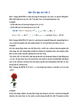 Giải Khoa học tự nhiên 9 Cánh diều Ôn tập chủ đề 2