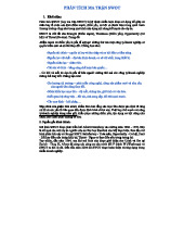 PHÂN TÍCH MA TRẬN SWOT VÀ CÁC CHIẾN LƯỢC TRIỂN KHAI