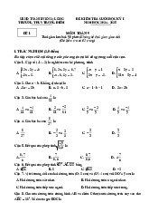 Đề cuối học kỳ 1 Toán 9 năm 2024 – 2025 trường THCS Trọng Điểm – Quảng Ninh
