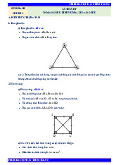 Phiếu bài tập dạy thêm Toán 6 chủ đề hình học trực quan