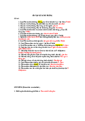 Ôn tập kí sinh trùng - Hóa học | Trường đại học Quốc tế Hồng Bàng