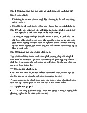 Lý thuyết Kế toán - Các nguyên tắc và nội dung quan trọng môn Nguyên lý kế toán | Trường Đại học Thủy Lợi